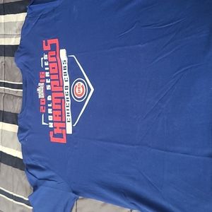 Mens xxl majestic chicago cubs world series 2016 long sleeve shirt